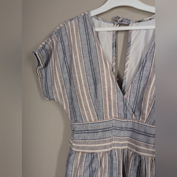 American Eagle Striped Cotton Romper – Size XS - Picture 2 of 8